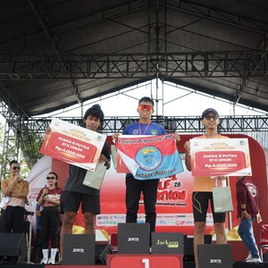 Race photo from KEDIRI HALF MARATHON 2026