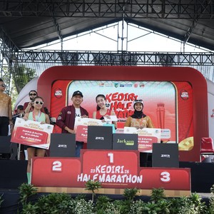 Race photo from KEDIRI HALF MARATHON 2026