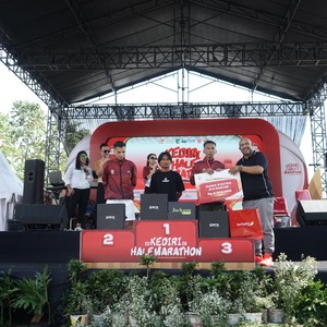 Race photo from KEDIRI HALF MARATHON 2026