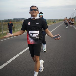 Race photo from KEDIRI HALF MARATHON 2026