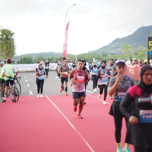 Race photo from KEDIRI HALF MARATHON 2026