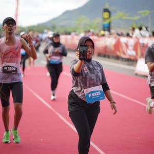 Race photo from KEDIRI HALF MARATHON 2026