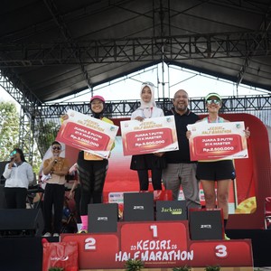 Race photo from KEDIRI HALF MARATHON 2026