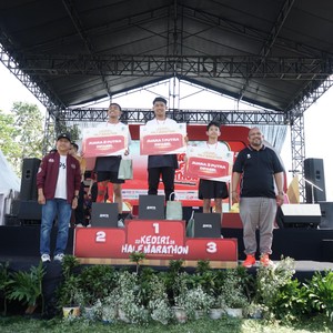 Race photo from KEDIRI HALF MARATHON 2026