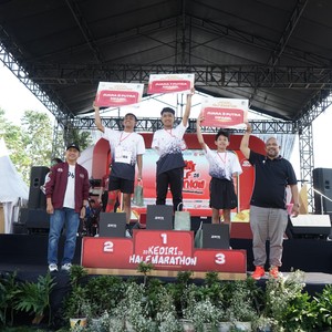 Race photo from KEDIRI HALF MARATHON 2026