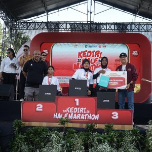 Race photo from KEDIRI HALF MARATHON 2026