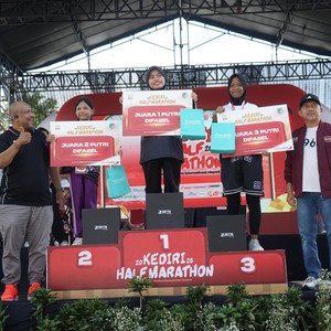 Race photo from KEDIRI HALF MARATHON 2026