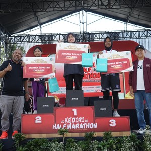 Race photo from KEDIRI HALF MARATHON 2026