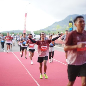 Race photo from KEDIRI HALF MARATHON 2026