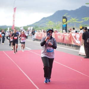 Race photo from KEDIRI HALF MARATHON 2026