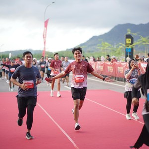 Race photo from KEDIRI HALF MARATHON 2026