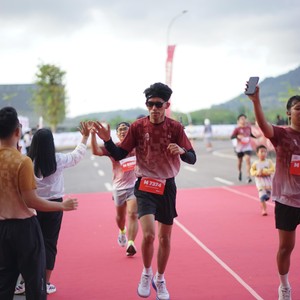 Race photo from KEDIRI HALF MARATHON 2026