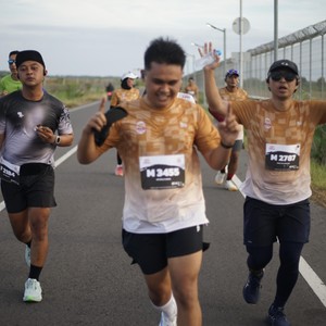 Race photo from KEDIRI HALF MARATHON 2026