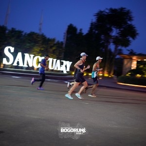 Race photo from BOGORUN 2026
