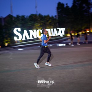 Race photo from BOGORUN 2026