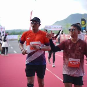 Race photo from KEDIRI HALF MARATHON 2026