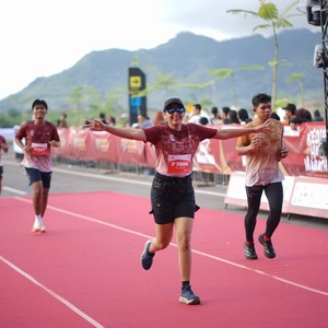 Race photo from KEDIRI HALF MARATHON 2026