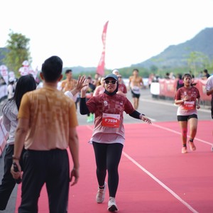 Race photo from KEDIRI HALF MARATHON 2026
