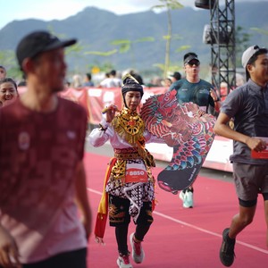 Race photo from KEDIRI HALF MARATHON 2026