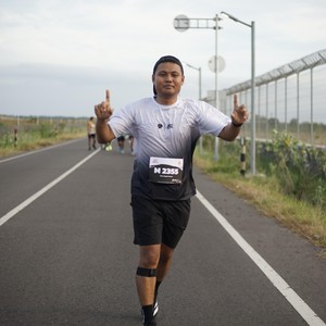 Race photo from KEDIRI HALF MARATHON 2026