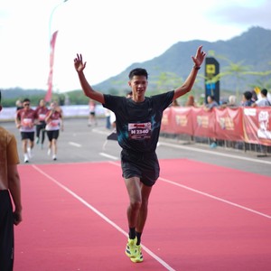 Race photo from KEDIRI HALF MARATHON 2026