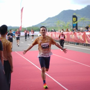 Race photo from KEDIRI HALF MARATHON 2026