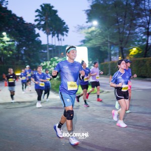 Race photo from BOGORUN 2026