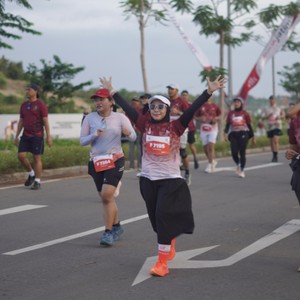 Race photo from KEDIRI HALF MARATHON 2026