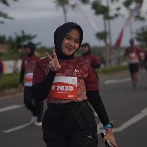 Race photo from KEDIRI HALF MARATHON 2026