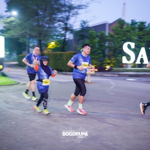 Race photo from BOGORUN 2026
