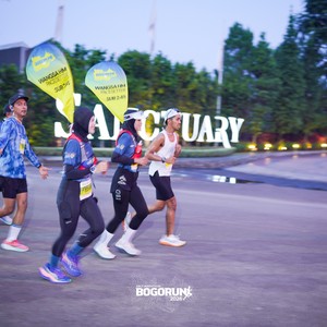 Race photo from BOGORUN 2026