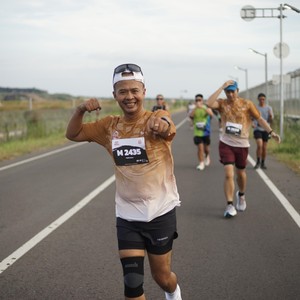 Race photo from KEDIRI HALF MARATHON 2026