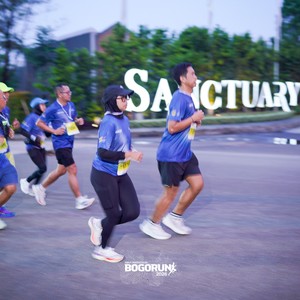 Race photo from BOGORUN 2026