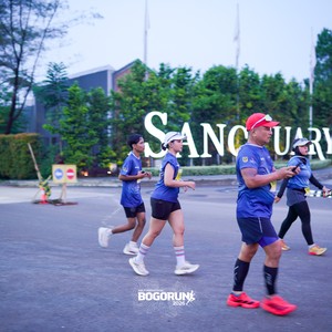 Race photo from BOGORUN 2026