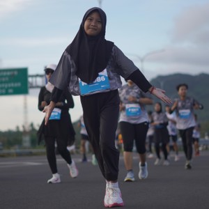 Race photo from KEDIRI HALF MARATHON 2026