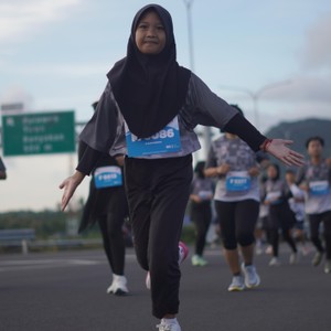 Race photo from KEDIRI HALF MARATHON 2026