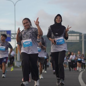 Race photo from KEDIRI HALF MARATHON 2026