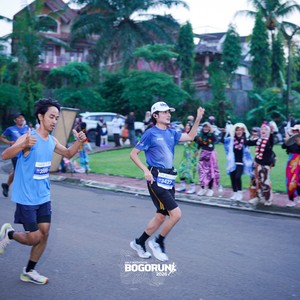 Race photo from BOGORUN 2026