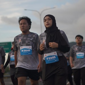 Race photo from KEDIRI HALF MARATHON 2026