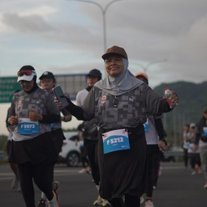 Race photo from KEDIRI HALF MARATHON 2026