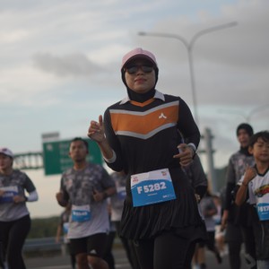 Race photo from KEDIRI HALF MARATHON 2026