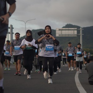 Race photo from KEDIRI HALF MARATHON 2026