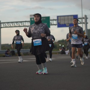 Race photo from KEDIRI HALF MARATHON 2026