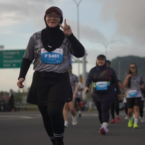 Race photo from KEDIRI HALF MARATHON 2026