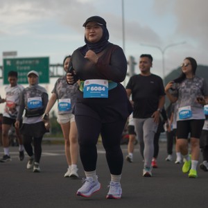 Race photo from KEDIRI HALF MARATHON 2026