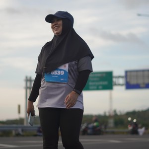 Race photo from KEDIRI HALF MARATHON 2026