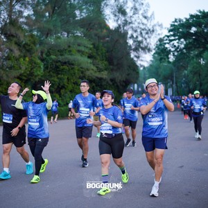 Race photo from BOGORUN 2026