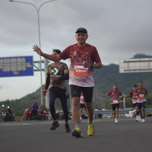 Race photo from KEDIRI HALF MARATHON 2026
