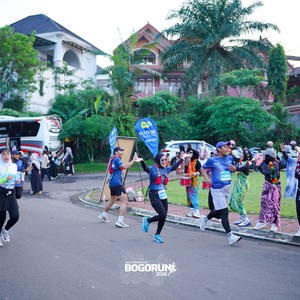 Race photo from BOGORUN 2026