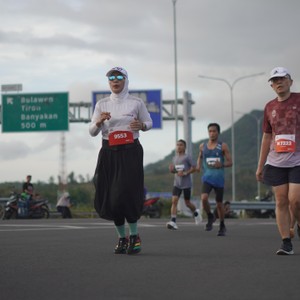 Race photo from KEDIRI HALF MARATHON 2026